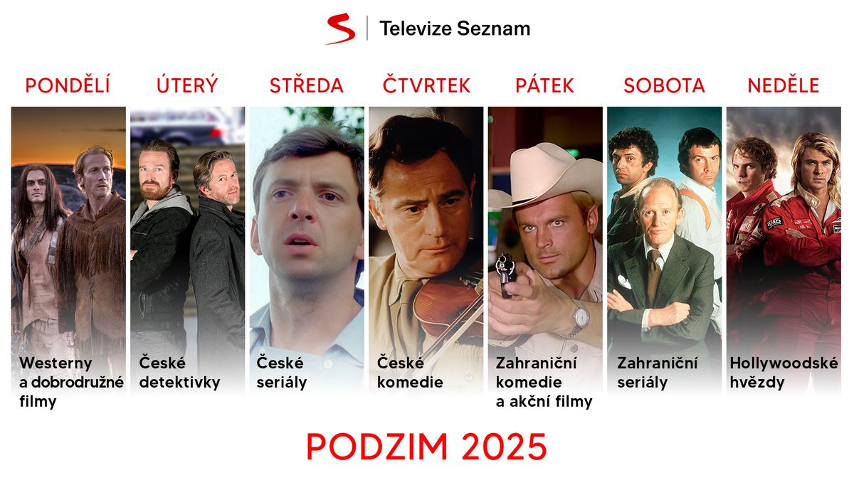 Televize Seznam nabídne české seriály i klasické tuzemské a zahraniční filmy